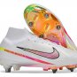 Men's& woman's Mercurial Superfly 9 Elite SG-Pro Marcus Rashford - WhiteBlackHyper Pink
