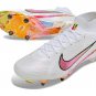 Men's& woman's Mercurial Superfly 9 Elite SG-Pro Marcus Rashford - WhiteBlackHyper Pink