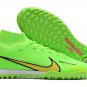 Men's& woman's   Mercurial Superfly 9 Elite Turf - GreenBlackLaser Pink