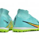 Men's& woman's   Mercurial Superfly 9 Elite Turf - Laser BlueBlackMulti-Color