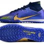 Men's& woman's   Mercurial Superfly 9 Elite Turf - Purple BlueBlackYellow