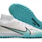 Men's& woman's Mercurial Superfly 9 Elite Turf - WhiteBaltic BlueLaser Pink