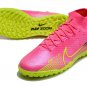 Men's& woman's Mercurial Superfly 9 Elite Turf Luminous Pack - Pink BlastVoltGridiron