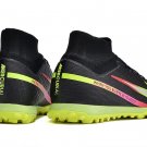 Men's& woman's   Mercurial Superfly 9 Elite Turf Marcus Rashford - BlackPinkCyber Off NoirRage Green