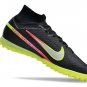 Men's& woman's   Mercurial Superfly 9 Elite Turf Marcus Rashford - BlackPinkCyber Off NoirRage Green