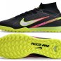 Men's& woman's   Mercurial Superfly 9 Elite Turf Marcus Rashford - BlackPinkCyber Off NoirRage Green