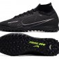Men's& woman's Mercurial Superfly 9 Elite Turf Shadow Pack - BlackDark Smoke GreyWhite