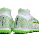 Men's& woman's   Mercurial Superfly 9 Elite Turf XXV 25th - Ice GreenBlackSilver