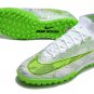 Men's& woman's Mercurial Superfly 9 Elite Turf XXV 25th - Ice GreenBlackSilver