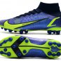 Men's& woman's  Mercurial Sperfly 8 Elite AG-Pro Recharge Pack - SapphireVoltBlue Void