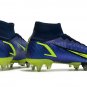 Men's& woman's  Mercurial Sperfly 8 Elite SG-Pro Recharge Pack - SapphireVoltBlue Void