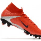 Men's& woman's  Mercurial Superfly 7 Elite FG Future DNA - RedSilverBlack