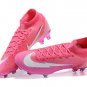 Men's& woman's  Mercurial Superfly 7 Elite FG Mbappe Rosa - Pink BlastWhiteBlack