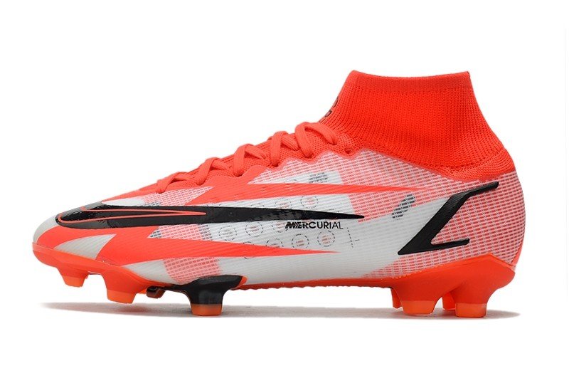 Men's& woman's  Mercurial Superfly 8 CR7 'Spark Positivity' Euro 2020 Signature FG - Red  Black