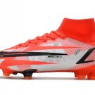 Men's& woman's  Mercurial Superfly 8 CR7 'Spark Positivity' Euro 2020 Signature FG - Red  Black