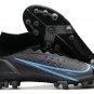 Men's& woman's Mercurial Superfly 8 Elite AG-PRO - Black Iron Grey University Blue