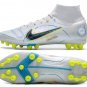 Men's& woman's  Mercurial Superfly 8 Elite AG-Pro Progress Pack - GreyBlackenedBlue