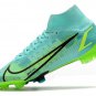 Men's& woman's Mercurial Superfly 8 Elite FG - Dynamic Turquoise Lime Glow