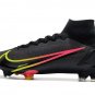 Men's& woman's Mercurial Superfly 8 Elite FG Black x Prism - Black Cyber Yellow Off Noir