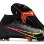 Men's& woman's Mercurial Superfly 8 Elite FG Black x Prism - Black Cyber Yellow Off Noir