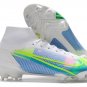 Men's& woman's Mercurial Superfly 8 Elite Fg By You - WhiteBluePinkYellow