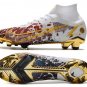 Men's& woman's  Mercurial Superfly 8 Elite Fg Cr110 - WhiteGoldMulticolor