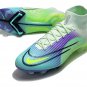 Men's& woman's Mercurial Superfly 8 Elite FG Dream Speed 5 - Barely Green Volt Electro Purple