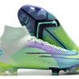 Men's& woman's Mercurial Superfly 8 Elite FG Dream Speed 5 - GreenVoltPurple