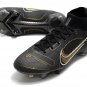 Men's& woman's Mercurial Superfly 8 Elite Fg Shadow Pack - BlackGoldSilver