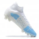 Men's& woman's  Mercurial Superfly 8 Elite FG White Blue