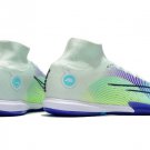 Men's& woman's  Mercurial Superfly 8 Elite Indoor Dream Speed 5 - Barely Green Volt Electro Purple