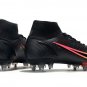Men's& woman's Mercurial Superfly 8 Elite SG-PRO Black X Prism - Black Cyber Yellow Off Noir