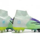 Men's& woman's  Mercurial Superfly 8 Elite SG-Pro Dream Speed 5 - Barely Green Volt Electro Purple