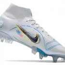 Men's& woman's  Mercurial Superfly 8 Elite SG-Pro Progress Pack - Grey Blackened Blue