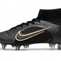 Men's& woman's Mercurial Superfly 8 Elite SG-Pro Shadow Pack - Black Metallic Gold Metallic Silver