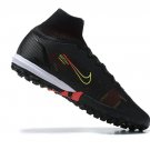 Men's& woman's  Mercurial Superfly 8 Elite TF BlackCyberOff Noir