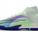 Men's& woman's  Mercurial Superfly 8 Elite Turf Dream Speed 5 - Barely Green Volt Electro Purple