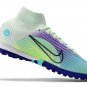 Men's& woman's Mercurial Superfly 8 Elite Turf Dream Speed 5 - Barely Green Volt Electro Purple