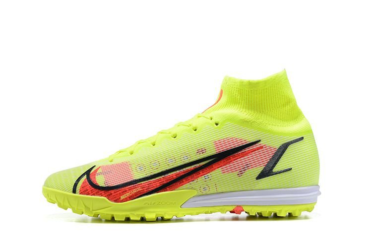 Men's& woman's  Mercurial Superfly 8 Elite Turf Montivation Pack - Volt Bright Crimson Black