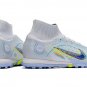 Men's& woman's Mercurial Superfly 8 Elite Turf Progress Pack - Grey Blackened Blue