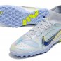 Men's& woman's Mercurial Superfly 8 Elite Turf Progress Pack - Grey Blackened Blue