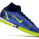 Men's& woman's  Mercurial Superfly 8 Elite Turf Recharge Pack - Sapphire Volt Blue Void