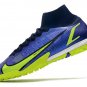 Men's& woman's  Mercurial Superfly 8 Elite Turf Recharge Pack - Sapphire Volt Blue Void