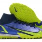 Men's& woman's  Mercurial Superfly 8 Elite Turf Recharge Pack - Sapphire Volt Blue Void