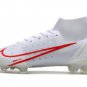 Men's& woman's  Mercurial Superfly Dragonfly 8 Elite FG - White  Red