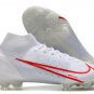Men's& woman's  Mercurial Superfly Dragonfly 8 Elite FG - White  Red