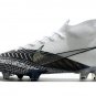 Men's& woman's Mercurial Superfly VII Elite FG MDS 003 - WhiteWhiteBlack
