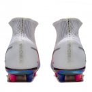 Men's& woman's  Mercurial Superfly VIII Dragonfly Elite AG-PRO White Metallic Silver Dark Raisin