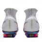 Men's& woman's Mercurial Superfly VIII Dragonfly Elite AG-PRO White Metallic Silver Dark Raisin