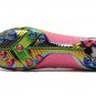 Men's& woman's Mercurial Superfly VIII Dragonfly Elite AG-PRO White Metallic Silver Dark Raisin